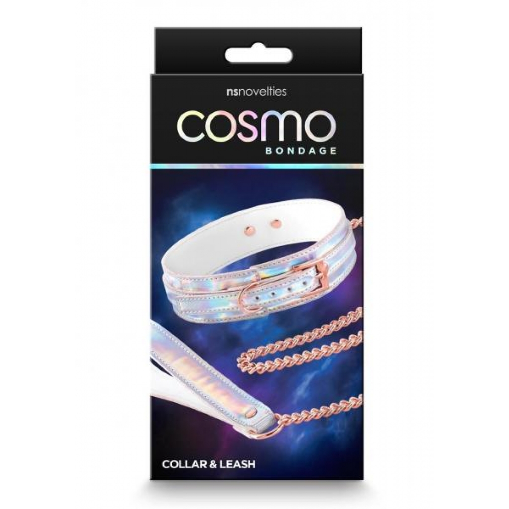 Cosmo Bondage Collar/leash Rainbow - Collars & Leashes