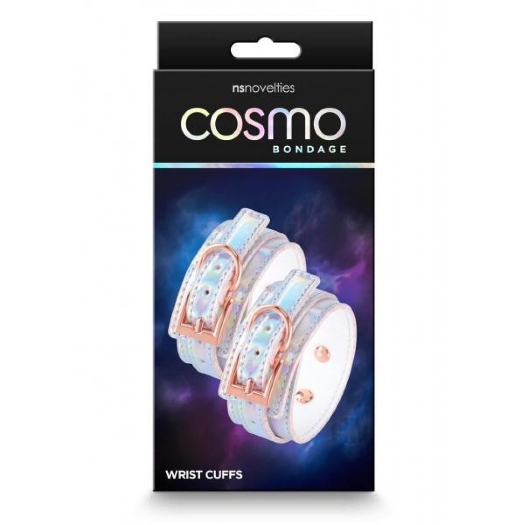 Cosmo Bondage Wrist Cuffs - Rainbow