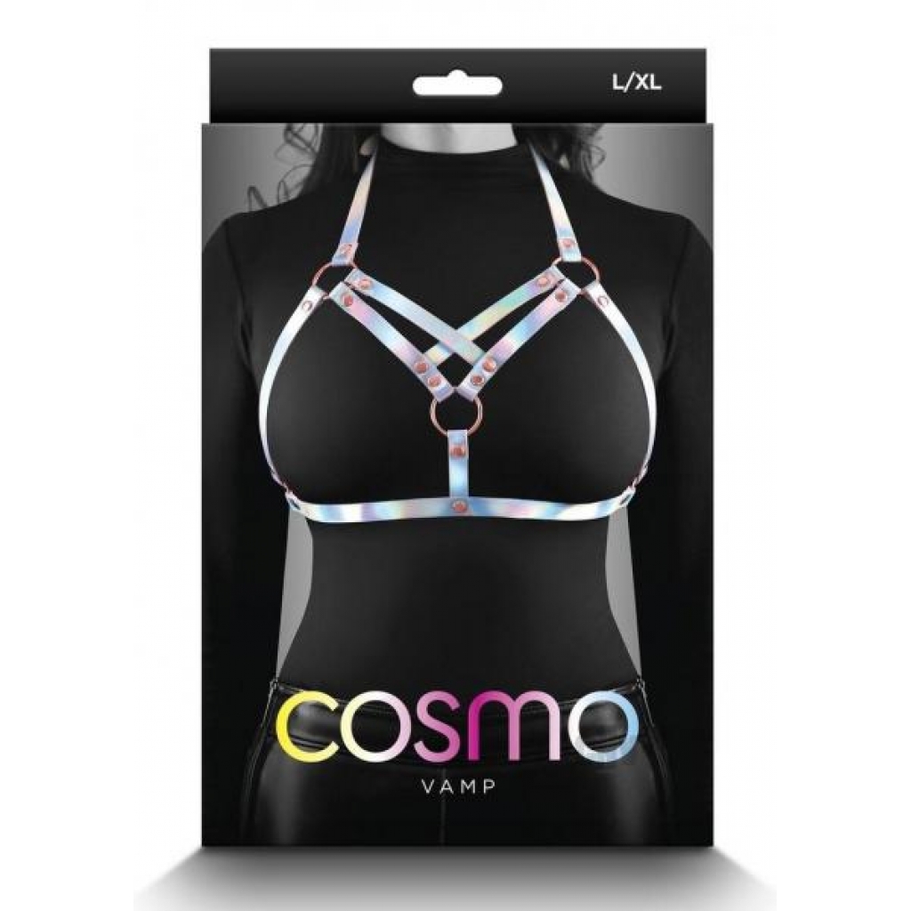 Cosmo Harness Vamp Lg/xl Rainbow - Babydolls & Slips