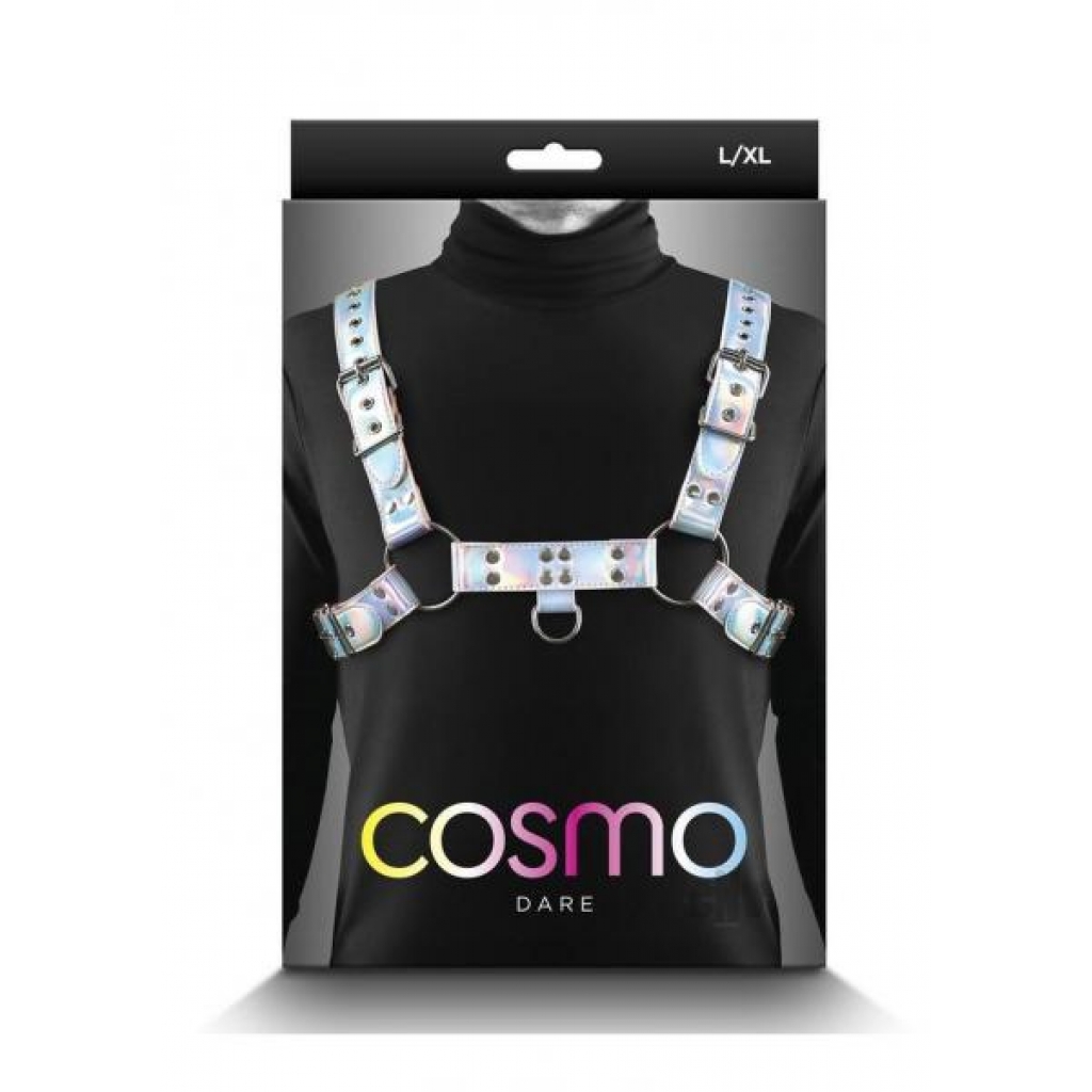 Cosmo Harness Dare Lg/xl Rainbow - Babydolls & Slips