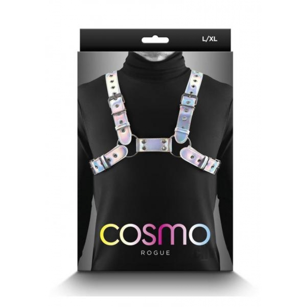 Cosmo Harness Rogue Lg/xl Rainbow - Babydolls & Slips