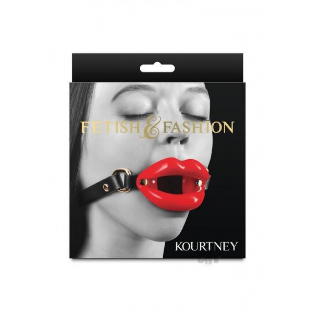 Fetish Fashion Kourtney Red/blk - Ball Gags