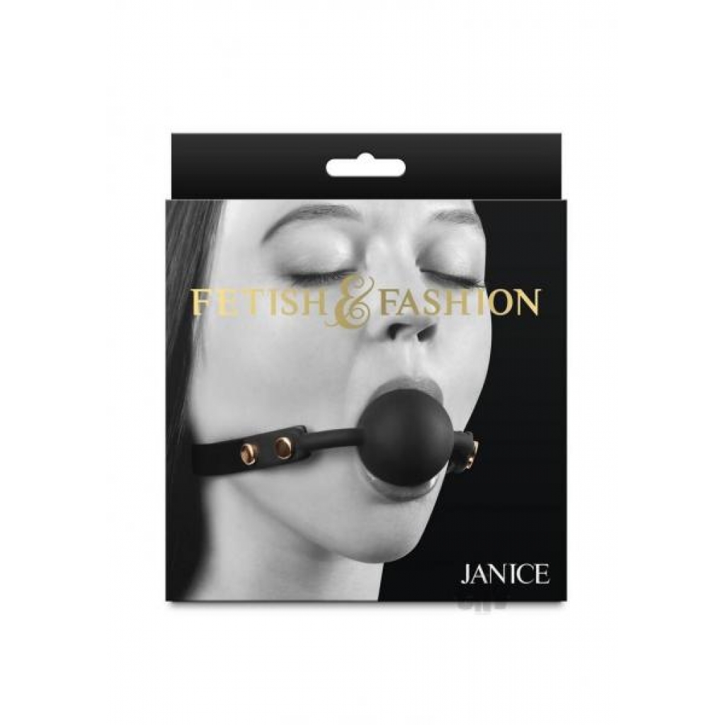 Fetish Fashion Janice - Black Ball Gag