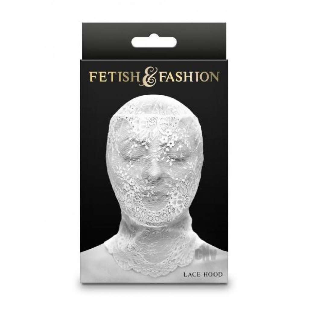 Fetish Fashion Lace Hood - White