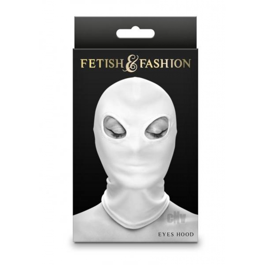 Fetish Fashion Eyes Hood Wht - Hoods & Goggles