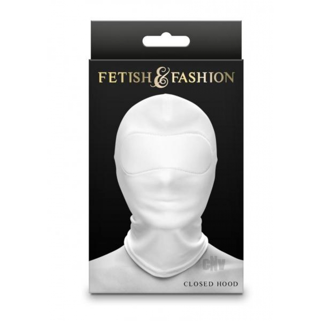 Fetish Fashion Closed Hood - White