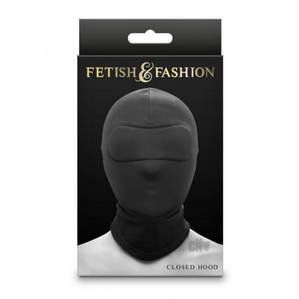 Fetish Fashion Closed Hood Blk - Hoods & Goggles