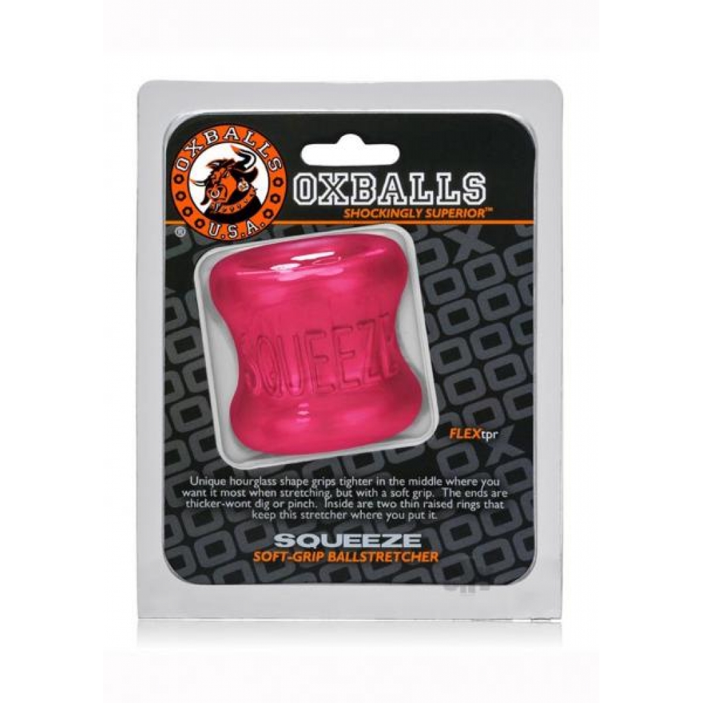 Squeeze Ball Stretcher Hot Pink - Mens Cock & Ball Gear