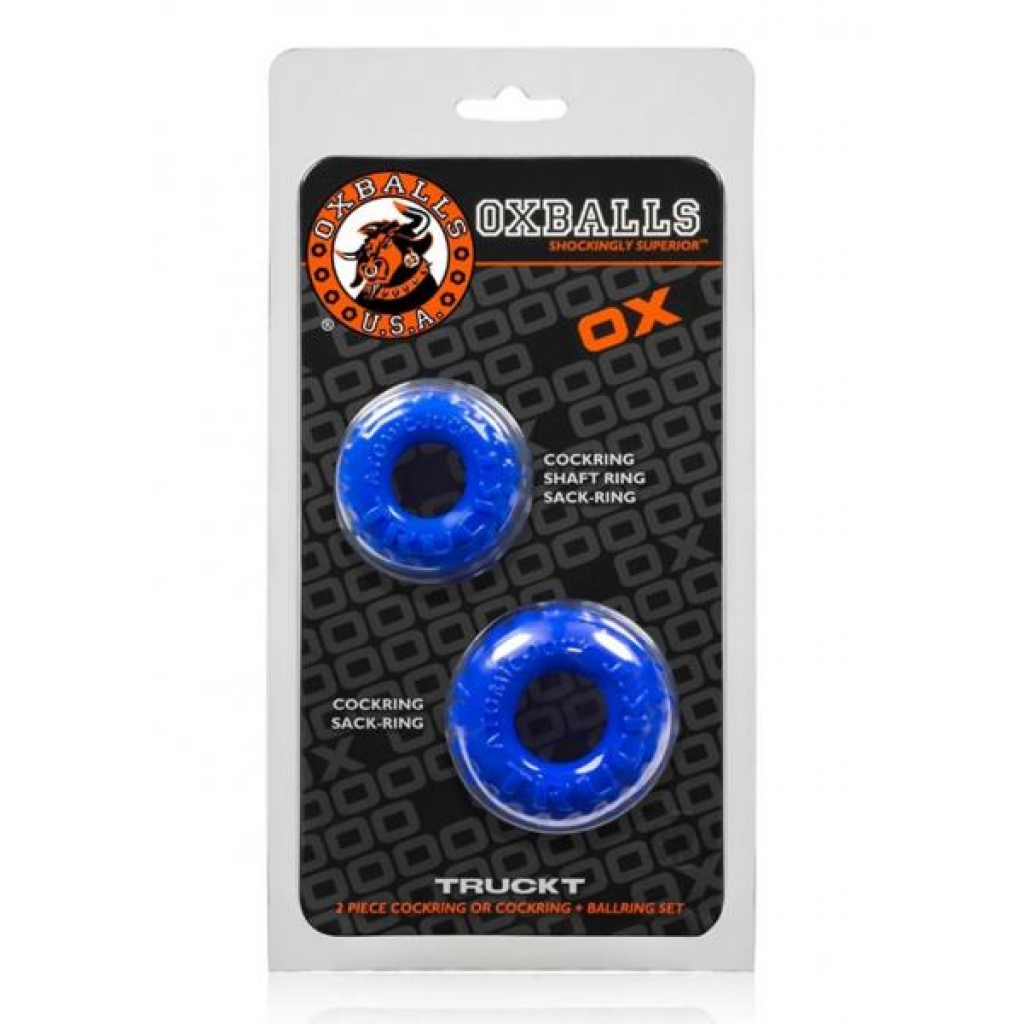 Truckt 2pk Blue - Stimulating Penis Rings