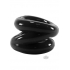 Z Balls Z-Shaped Ballstretcher Cockring Black - Couples Vibrating Penis Rings