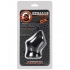 Oxballs Unit X Stretch Cock Ring, Ball Stretcher Black - Mens Cock & Ball Gear