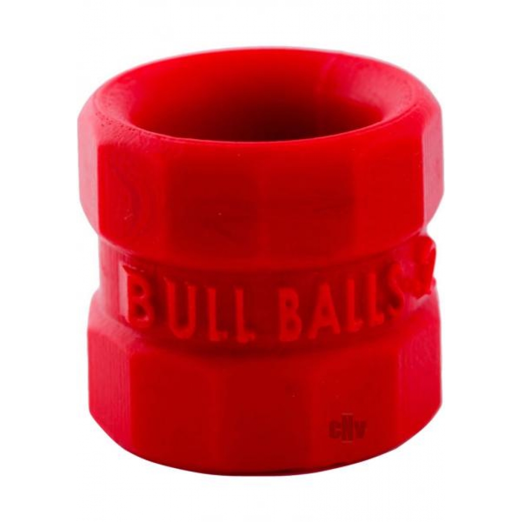 Bullballs 1 Small Red Ball Stretcher - Mens Cock & Ball Gear