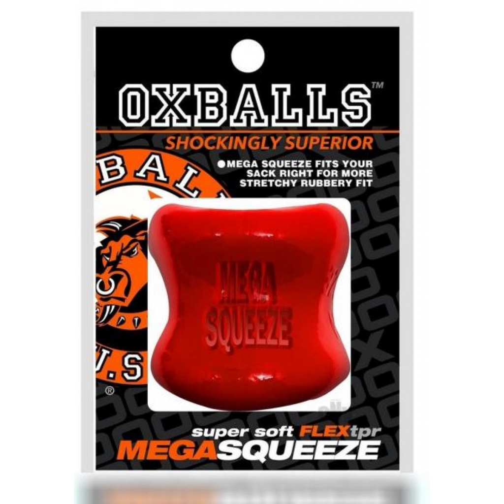 Mega Squeeze Ballstretcher Red - Mens Cock & Ball Gear