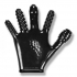 Finger F*ck Textured Glove Oxballs Black - Fetish Clothing