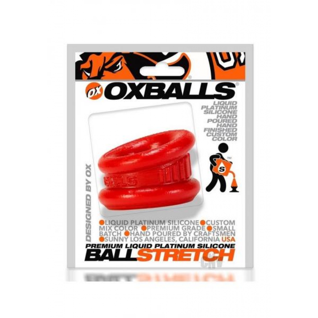 Neo Angle Ballstretcher Red - Mens Cock & Ball Gear