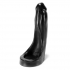 Penetrator Double Black Strapless Dildo 7 inches - Double Penetration Penis Rings