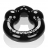 Oxballs Ultraballs Cock Rings Black, Clear 2 Pack - Couples Vibrating Penis Rings