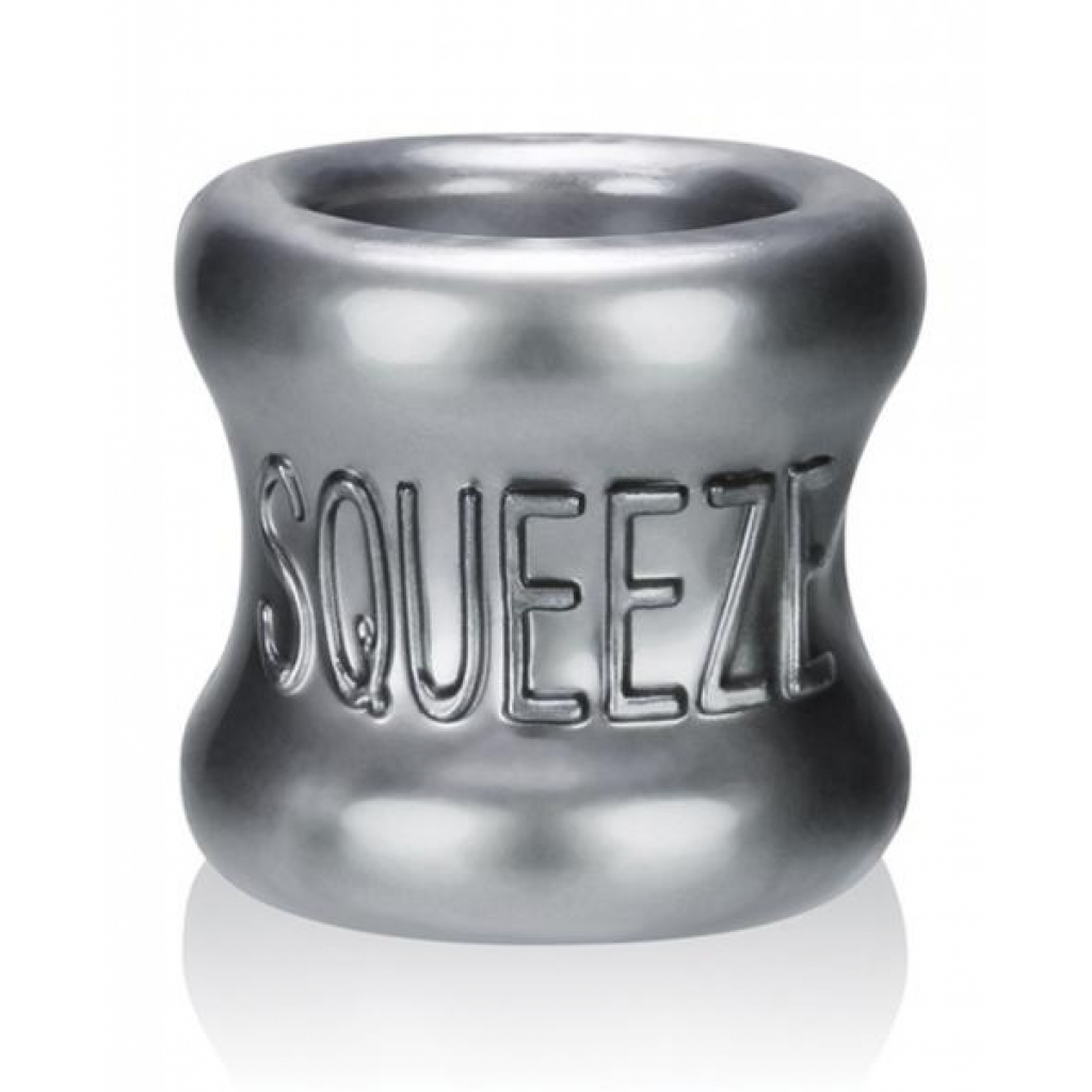 Oxballs Squeeze Ball Stretcher Steel Silver - Mens Cock & Ball Gear