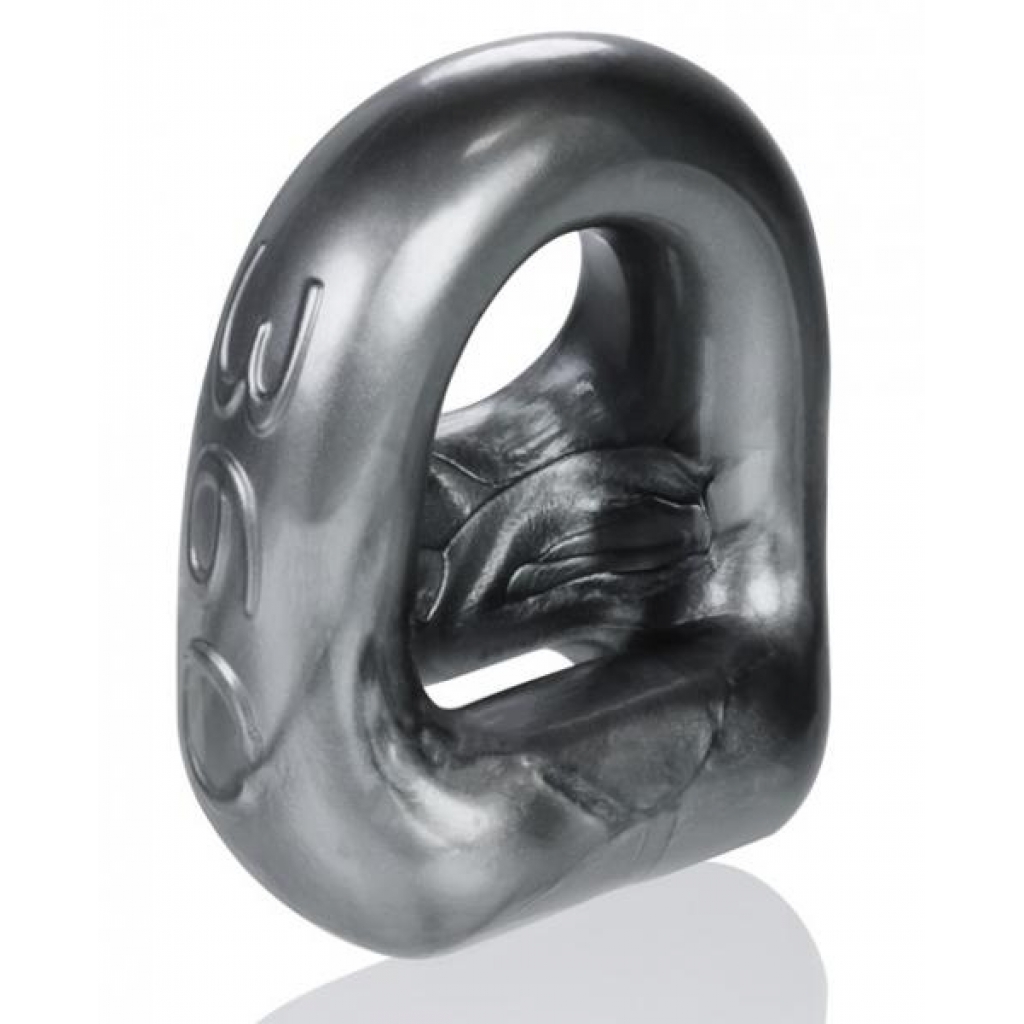 Oxballs 360 2-Way Cockring & Ballsling Steel Silver - Mens Cock & Ball Gear