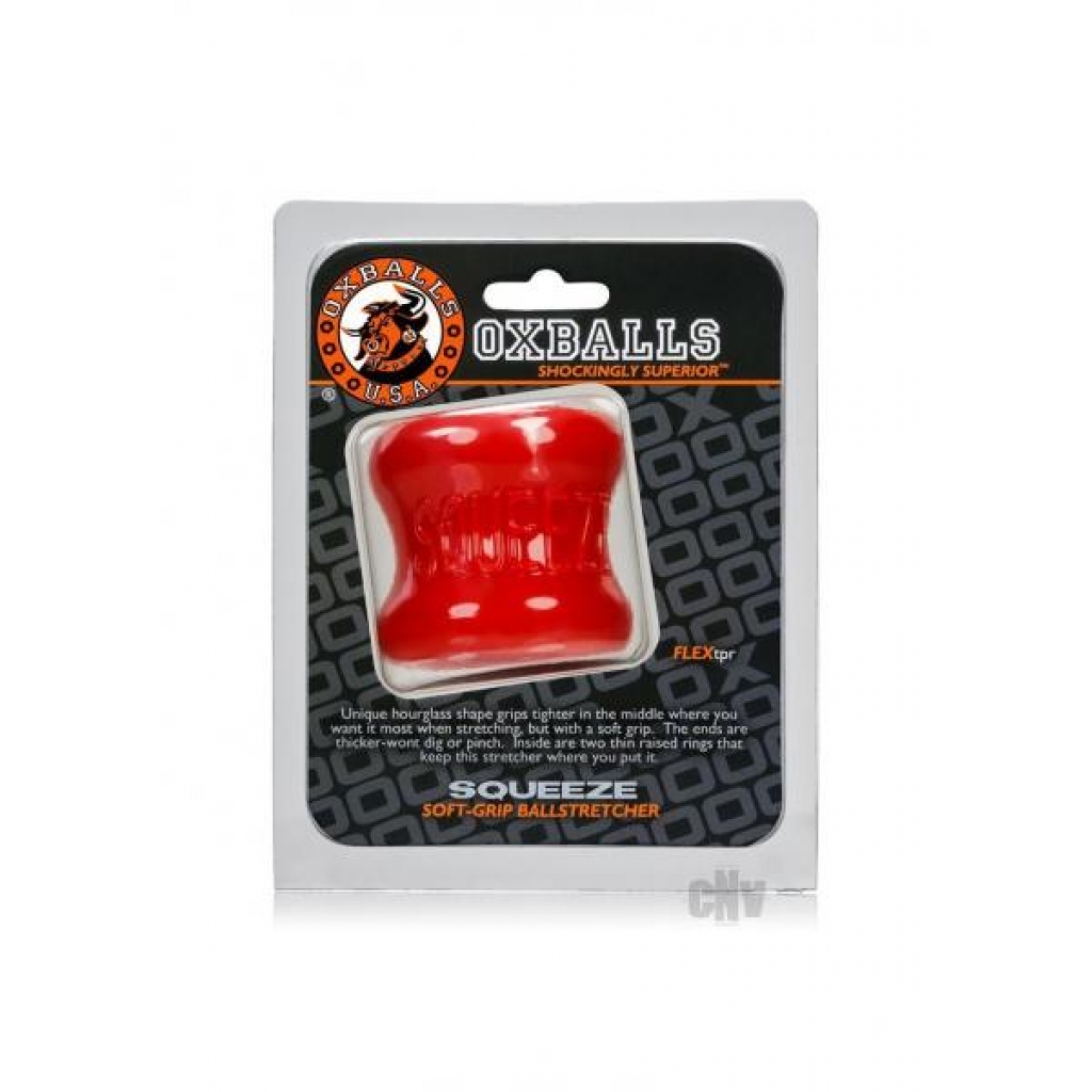 Squeeze Ball Stretcher Red - Mens Cock & Ball Gear