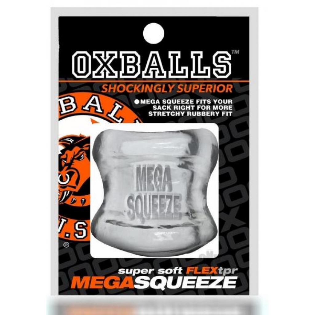 Mega Squeeze Ballstretcher Clear - Mens Cock & Ball Gear