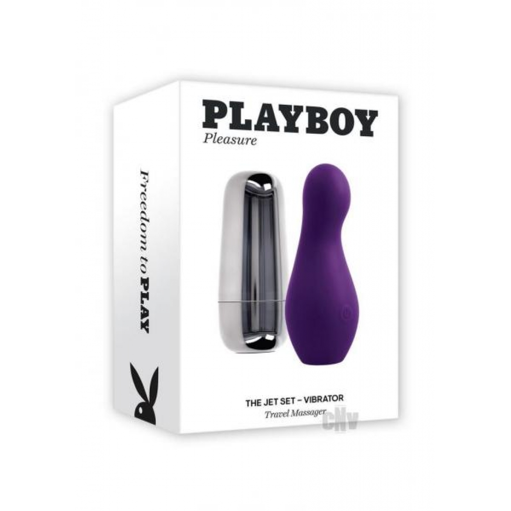 Pb The Jet Set Vibrator Slv/prp - Discreet