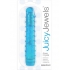 Juicy Jewels Aqua Crystal Waterproof Vibrator - Blue