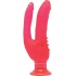 Waterproof Wall Bangers Double Penetrator Pink - Double Dildos