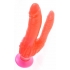 Waterproof Wall Bangers Double Penetrator Pink - Double Dildos