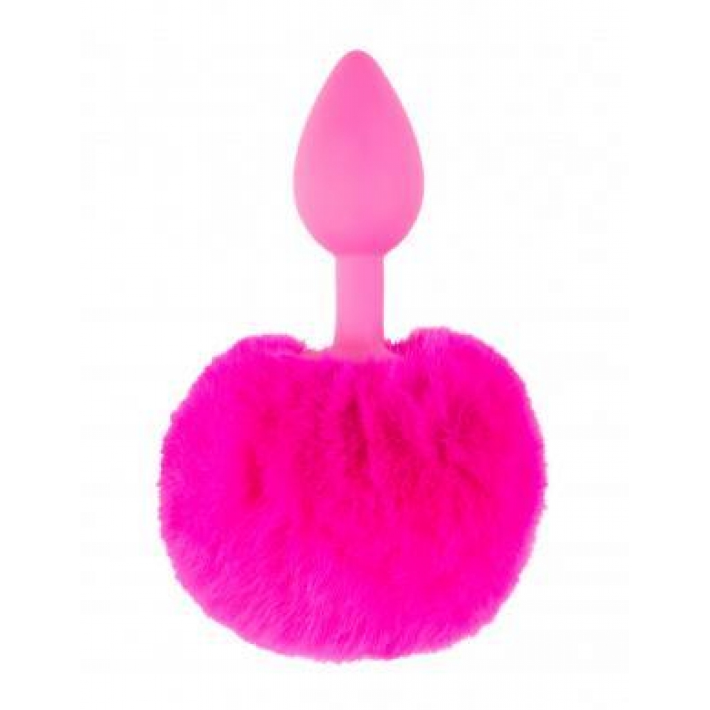 Neon Bunny Tail Plug Pink - Anal Plugs