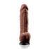 Real Feel Deluxe No 10: Tan Vibrating Dildo