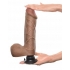 Real Feel Deluxe No 10: Tan Vibrating Dildo