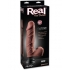 Real Feel Deluxe No 10: Tan Vibrating Dildo