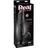 Real Feel Deluxe No.12 Black Dildo - Realistic