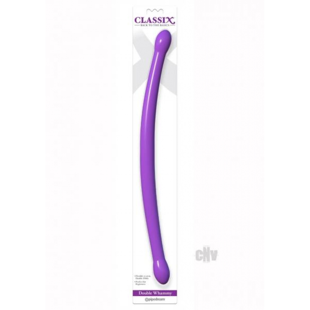 Double Whammy Purple - Double Dildos