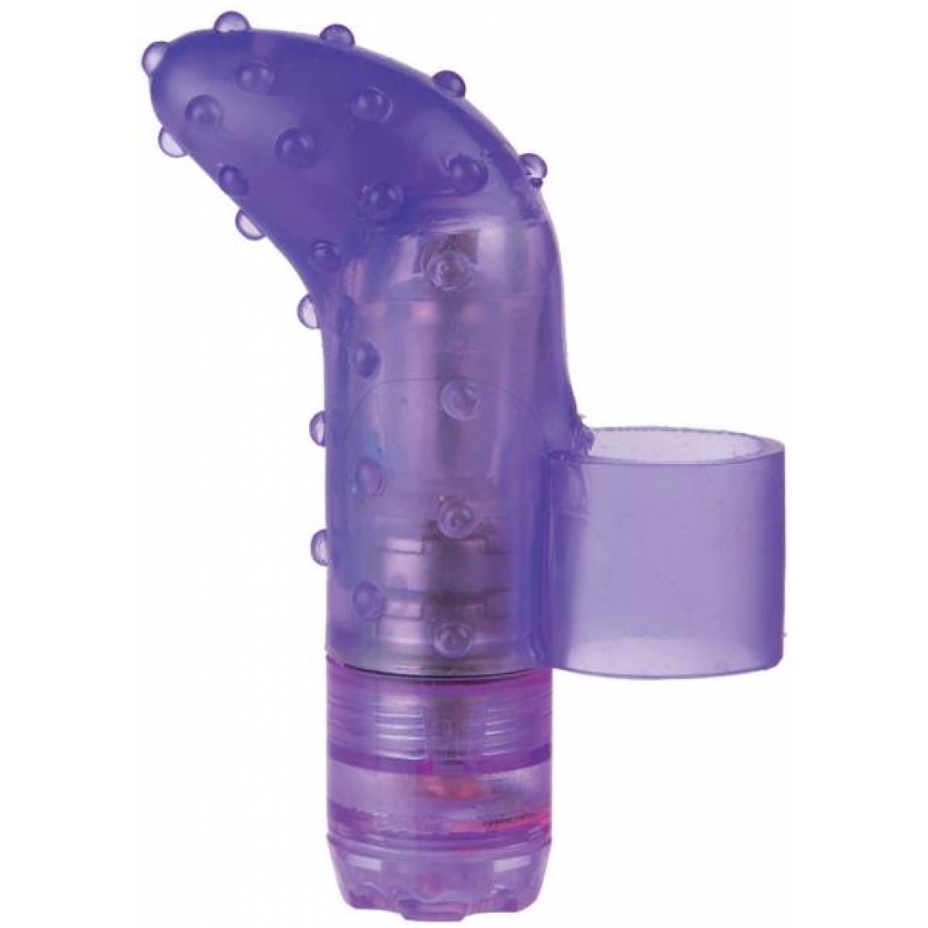 Finger Fun Massager Waterproof Purple - Finger Vibrators