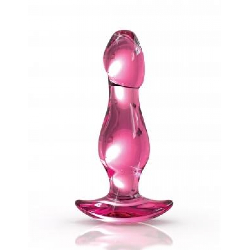 Icicles No 73 Pink Glass Massager - Anal Plugs