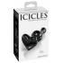 Icicles No 74 Black Glass Massager - Anal Probes