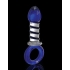 Icicles No 81 Blue Glass Massager with Ring End - Anal Plugs