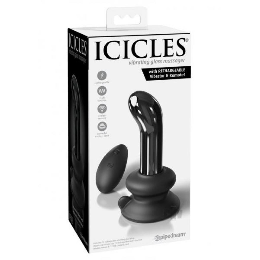 Icicles No. 84 - Vibrating Glass P-Spot Plug