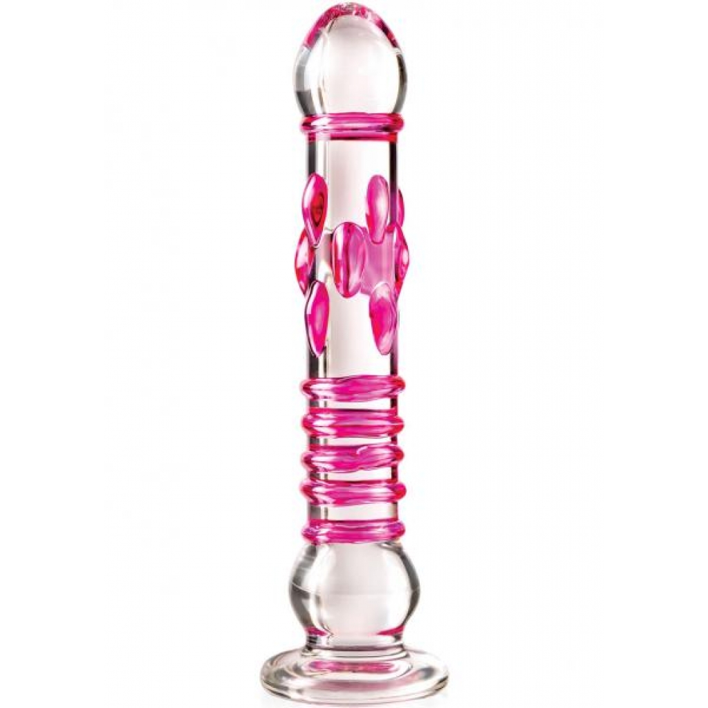 Icicles No 6 Glass Dong 8.5 Inches Clear - G-Spot Dildos