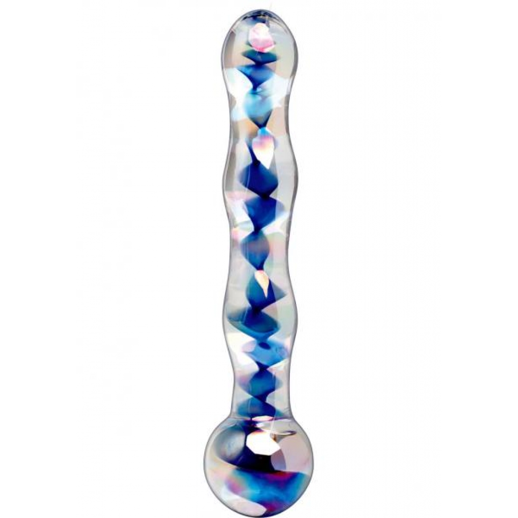 Icicles No 8 Glass Dong 7 Inch Clear - G-Spot Dildos