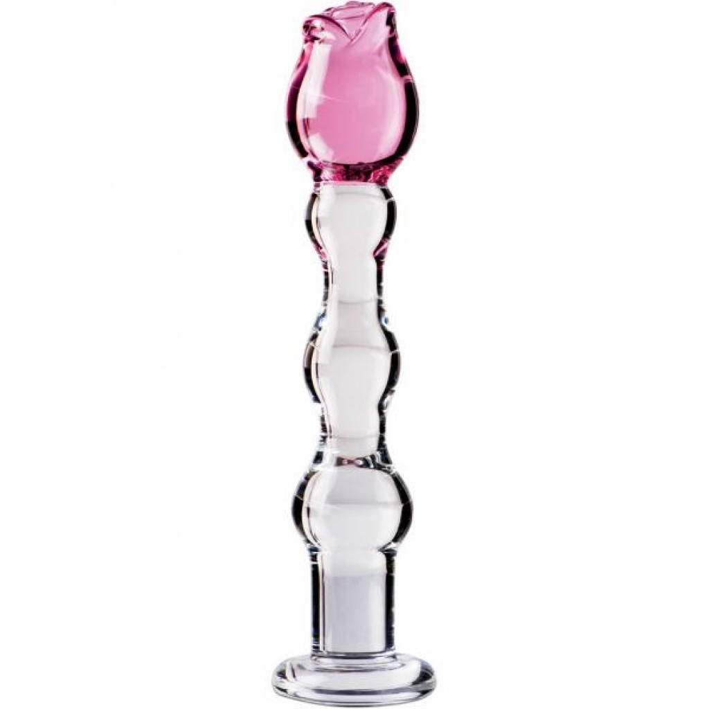 Icicles No 12 Glass Dong 7.25 Inches Clear - G-Spot Dildos