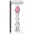 Icicles No 12 Glass Dong 7.25 Inches Clear - G-Spot Dildos