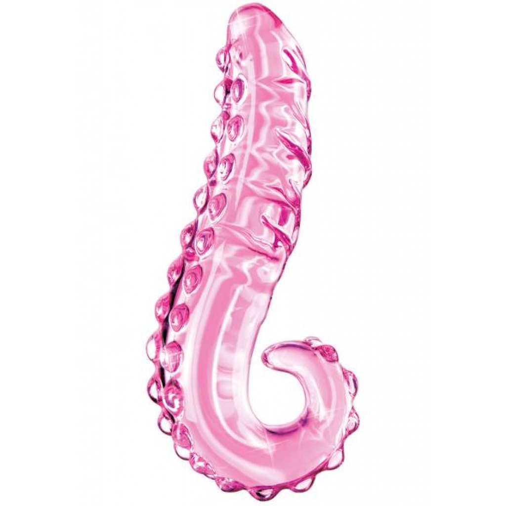 Icicles No 24 Glass Dong 6 Inches - Pink - G-Spot Dildos