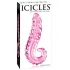 Icicles No 24 Glass Dong 6 Inches - Pink - G-Spot Dildos