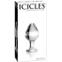 Icicles No 25 Glass Anal Plug Clear - Anal Plugs