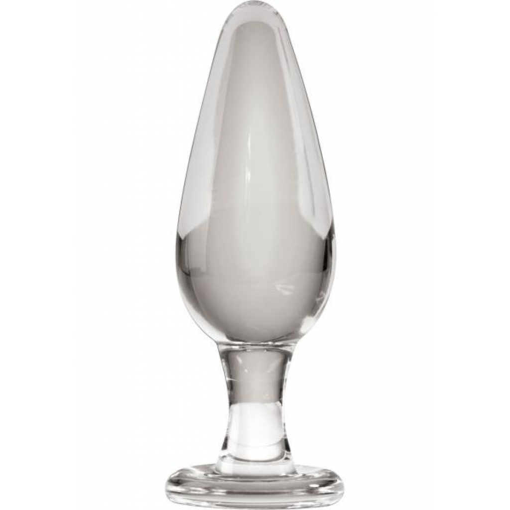 Icicles No 26 Glass Anal Plug Clear - Anal Plugs