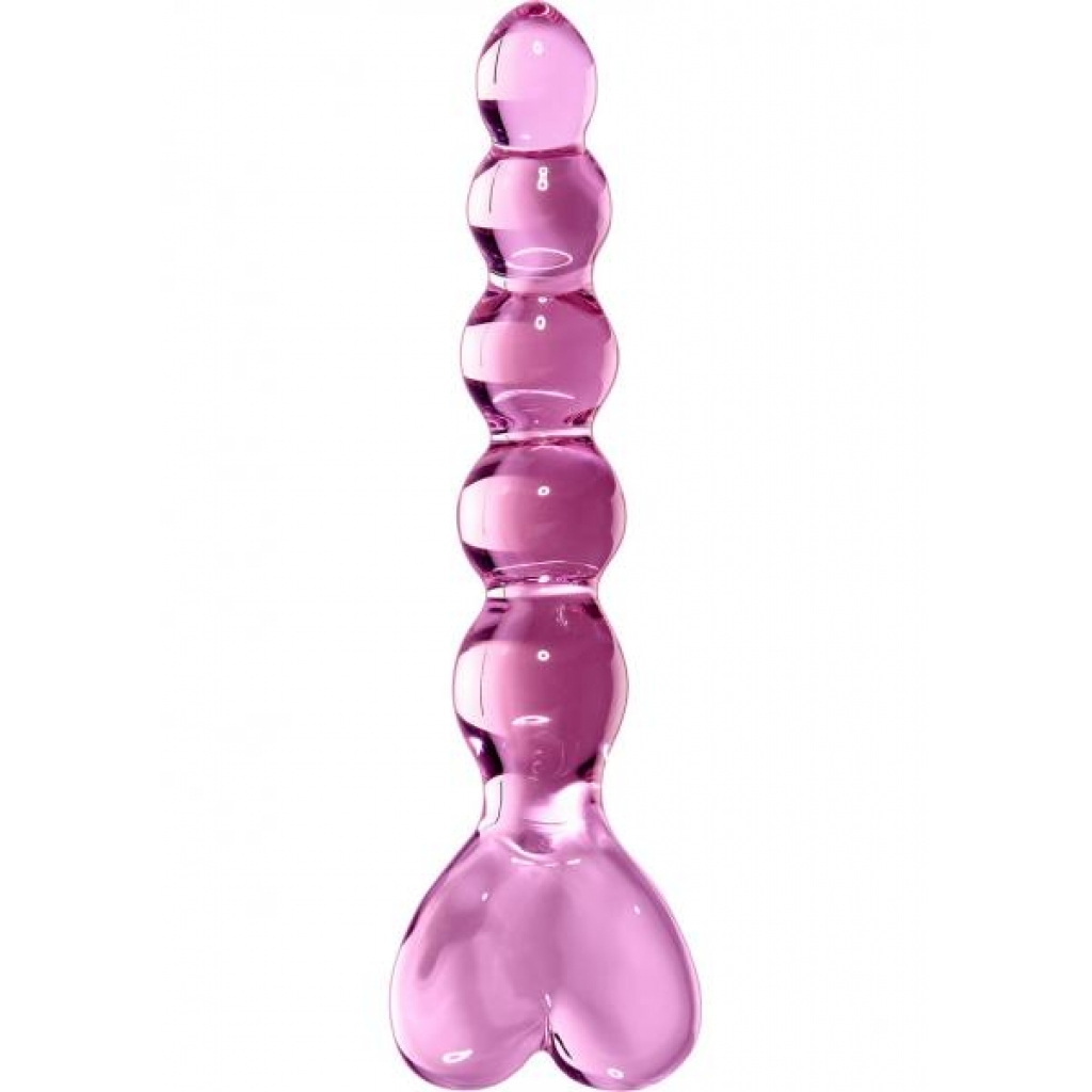 Icicles No 43 Pink Glass Beaded Massager - G-Spot Dildos