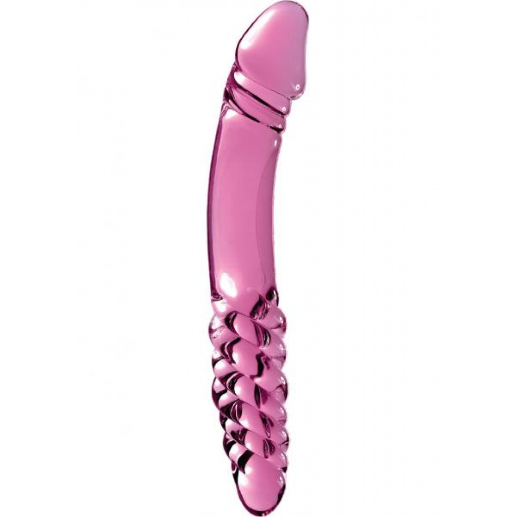 Icicles No 57 Glass Double Dildo Pink - Double Dildos